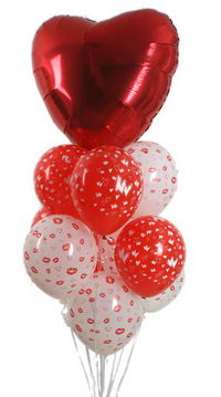 Sevdiklerinize 17 adet uçan balon demeti yollayin.   Ankara online çiçek gönderme sipariş 
